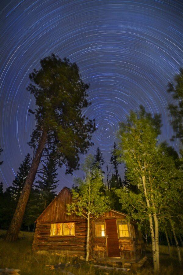 Pleasant Valley Cabin Star Trail by Byron Neslen Photography