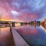 Sunrise at Tempe Town Lake by Byron Neslen Photography