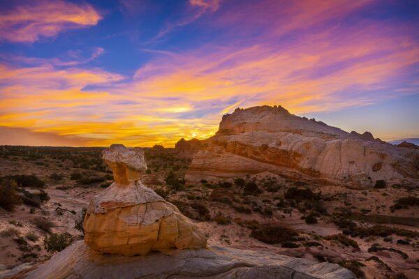 Sunset in The Vermillion National Monument by Byron Neslen Photography
