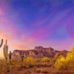 Superstitions Spring Sunset by Byron Neslen Photography