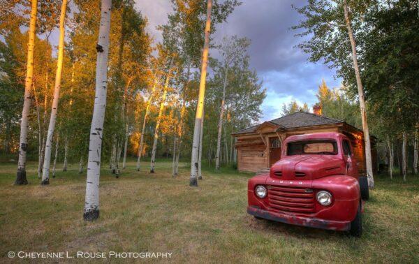 Rustic Red Ford by Cheyenne L Rouse Photography