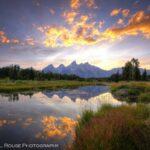 Teton Sunset by Cheyenne L Rouse Photography