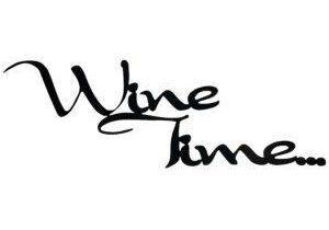 Wine Time Word by Dugout Creek Designs