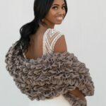 Luxurious Stole Wrap Gray
