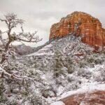 Courthouse Rock in Winter by Byron Neslen Photography