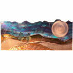 Full Moon copper wall art by Metal Memories