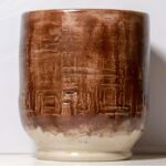 Greek Key Vase by Neena Plant Pottery