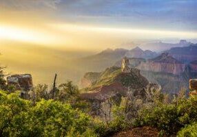 Sunrise Fog Point Imperial North Rim Grand Canyon
