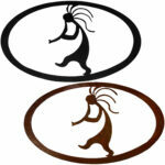 Kokopelli Oval by Dugout Creek Designs