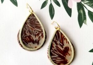 Coffee Palm Dangles By Icha Cantero Handmade Jewelry