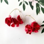 Medium Flamenco Ruffle Hoops By Icha Cantero Handmade Jewelry