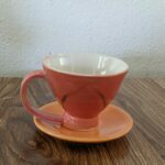 Orange Saucer by Neena Plant Pottery