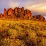 Spring-Sunset-at-Superstitions-Mountains-by-Byron-Neslen-Photography