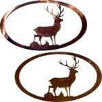 Stag Oval by Dugout Creek Designs