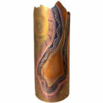 Sun Dance copper wall sculpture by Metal Memories