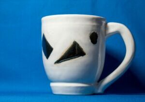 White with Black Mug by Neena Plant Pottery