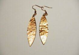 Copper Willow Earrings small by J Paul Copper Creations