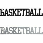 Basketball Word by Dugout Creek Designs