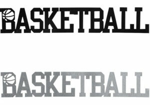 Basketball Word by Dugout Creek Designs