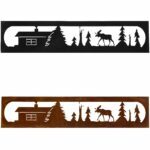 Moose Rectangle by Dugout Creek Designs