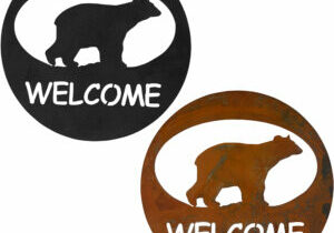 Bear Welcome Circle by Dugout Creek Designs