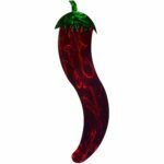 Chili Pepper Metal Decor by Meyerdirk Art