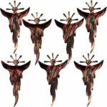 Smoke Spirit - Terraced Diamond Metal Decor by Meyerdirk Art