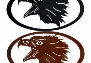 Eagle Head Oval by Dugout Creek Designs