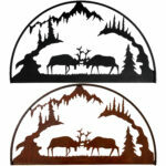 Fighting Elk Hoop by Dugout Creek Designs