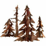 Grove Metal wall art by Dugout Creek Designs