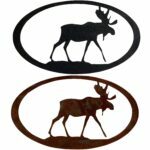 Moose Oval by Dugout Creek Designs