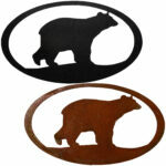 Bear Oval by Dugout Creek Designs